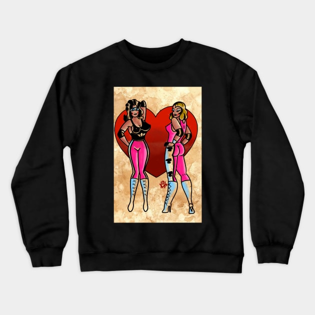 Traditional HF Tattoo Crewneck Sweatshirt by BenWo357